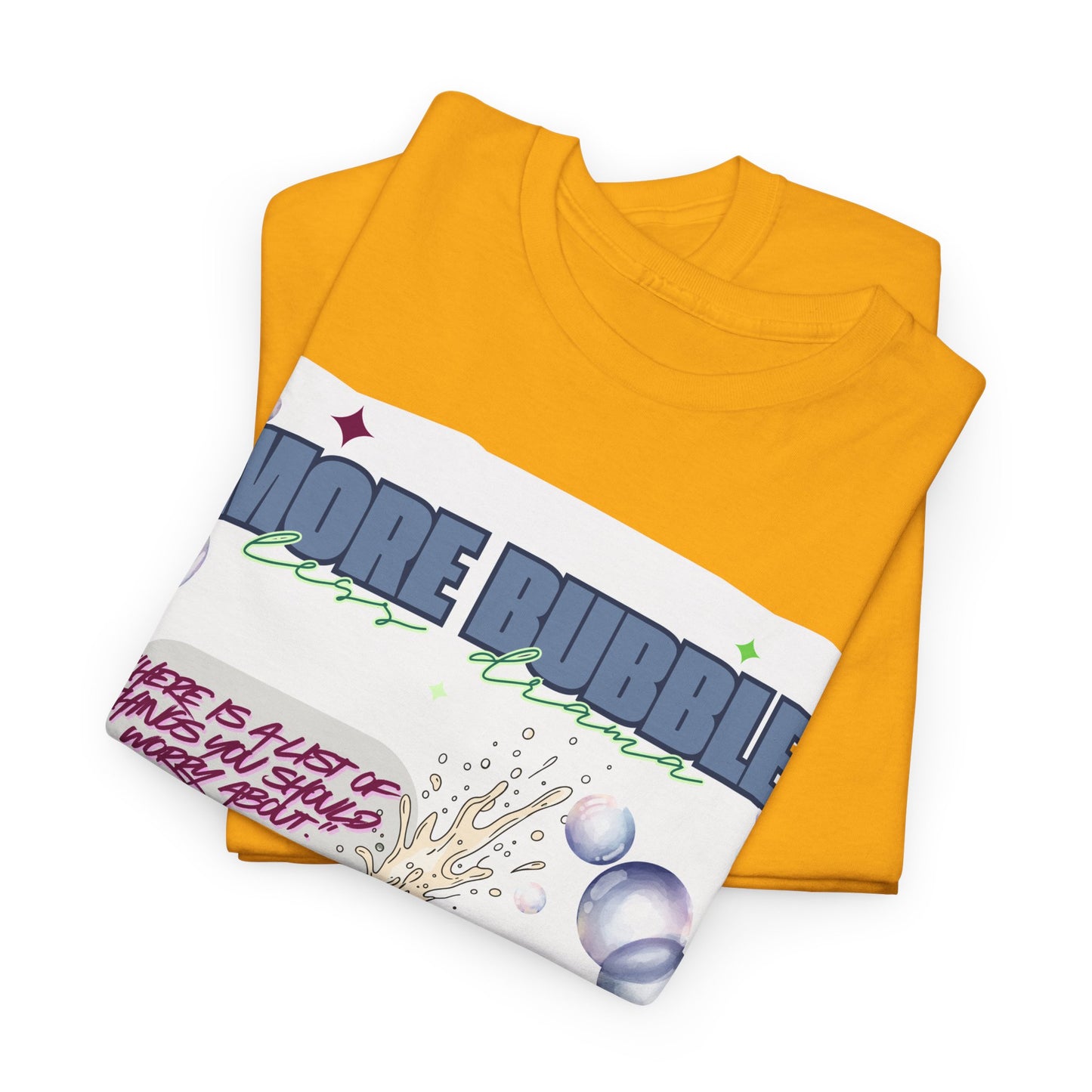 Unisex T-shirt - More Bubble Champagne T‑Shirt — Funny Celebration Party Tee with 'More Bubble' Design