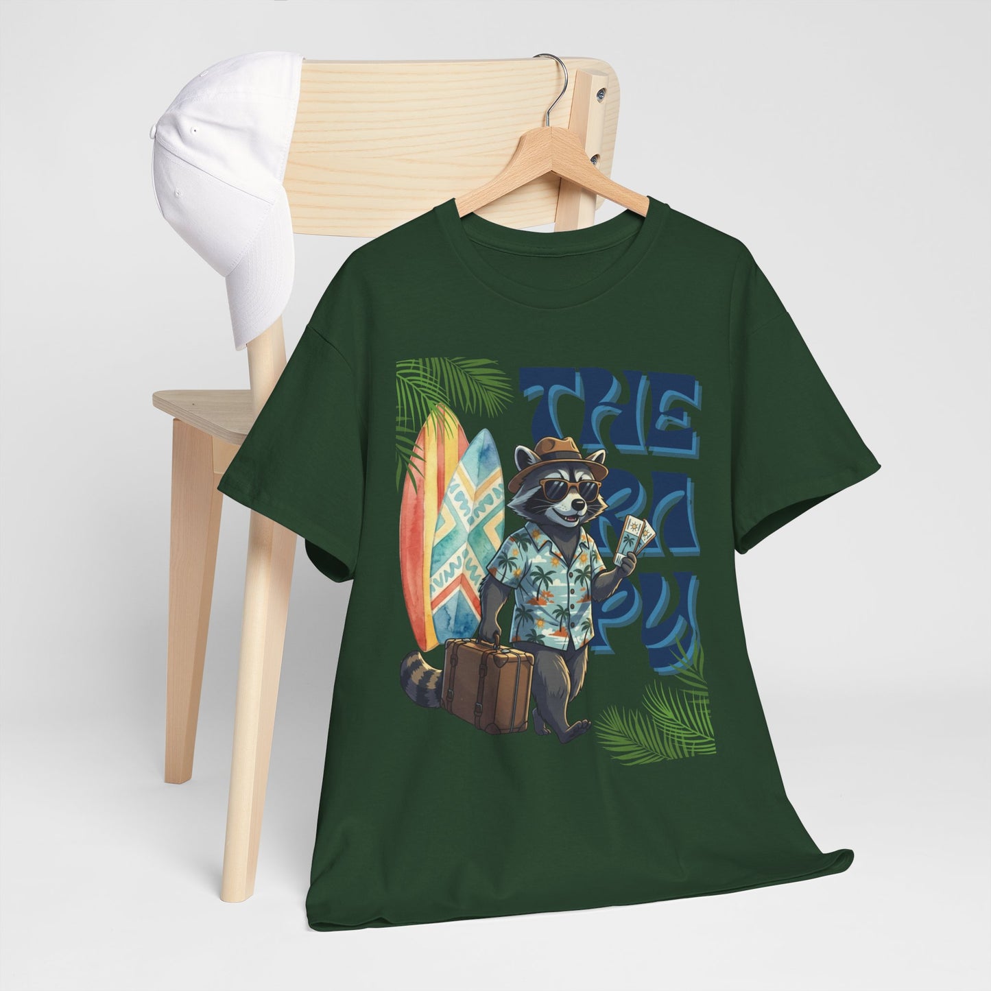 Travel Therapy: My Kind of Healing – Funny Raccoon Summer T-Shirt