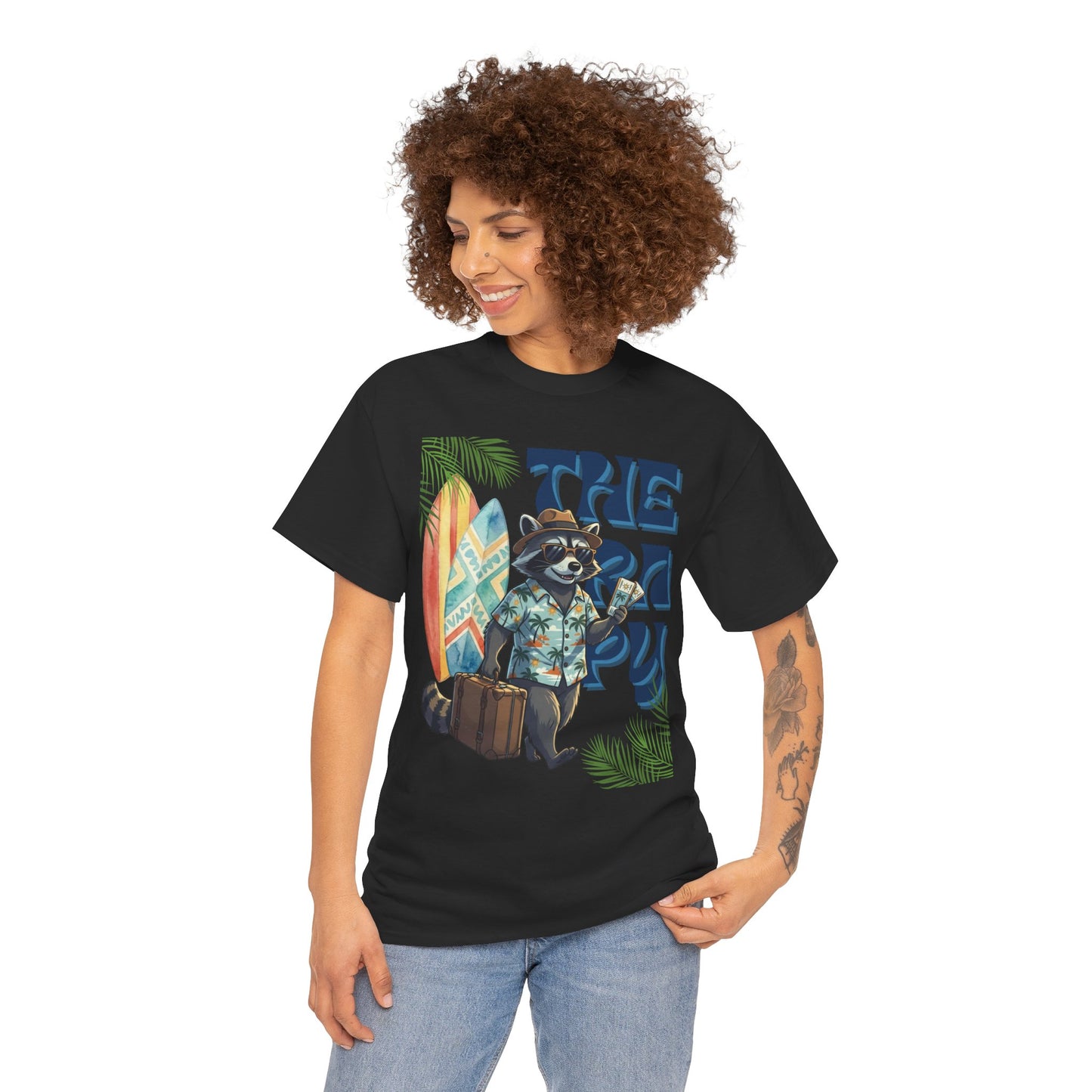 Travel Therapy: My Kind of Healing – Funny Raccoon Summer T-Shirt