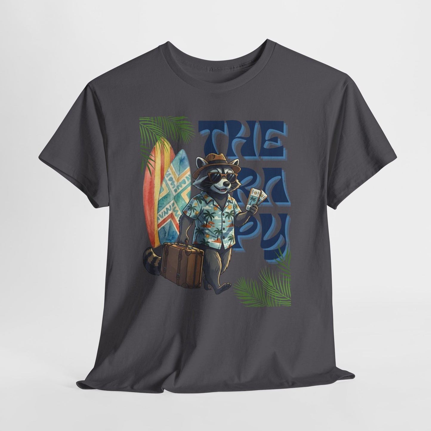 Travel Therapy: My Kind of Healing – Funny Raccoon Summer T-Shirt