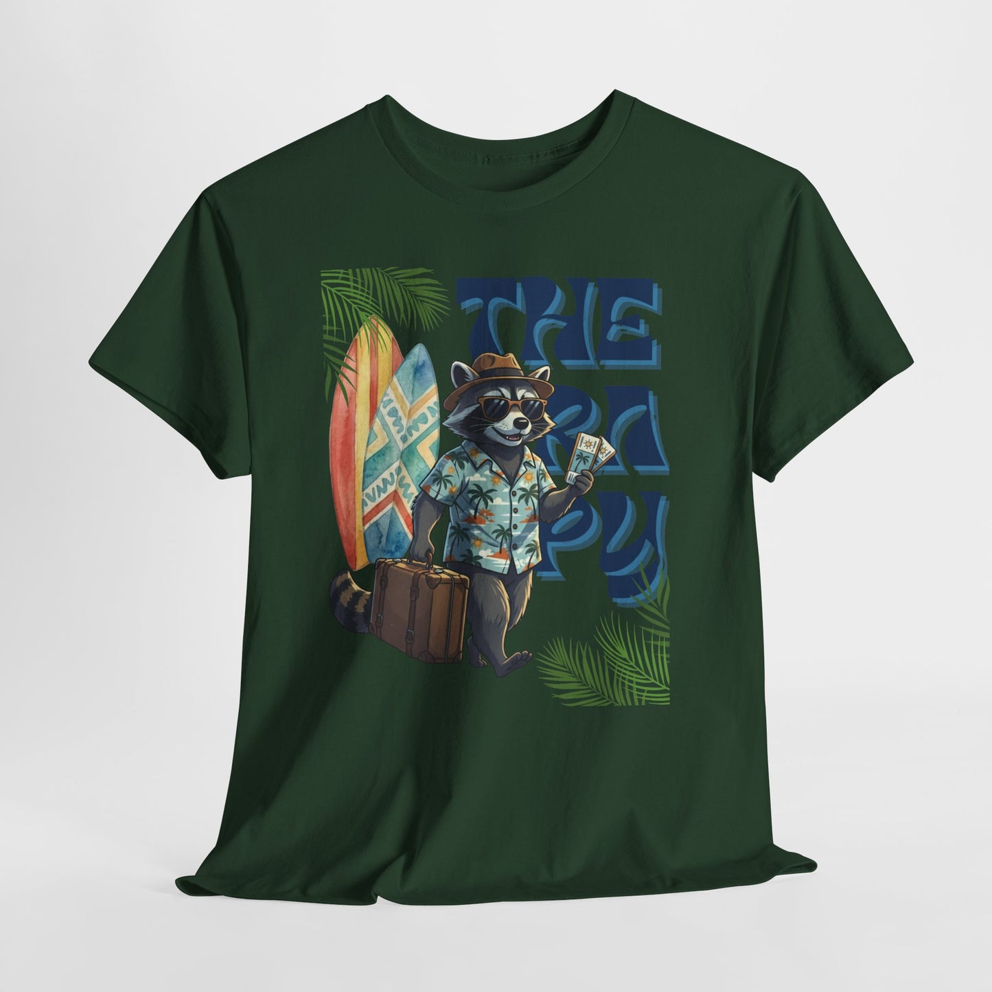 Travel Therapy: My Kind of Healing – Funny Raccoon Summer T-Shirt