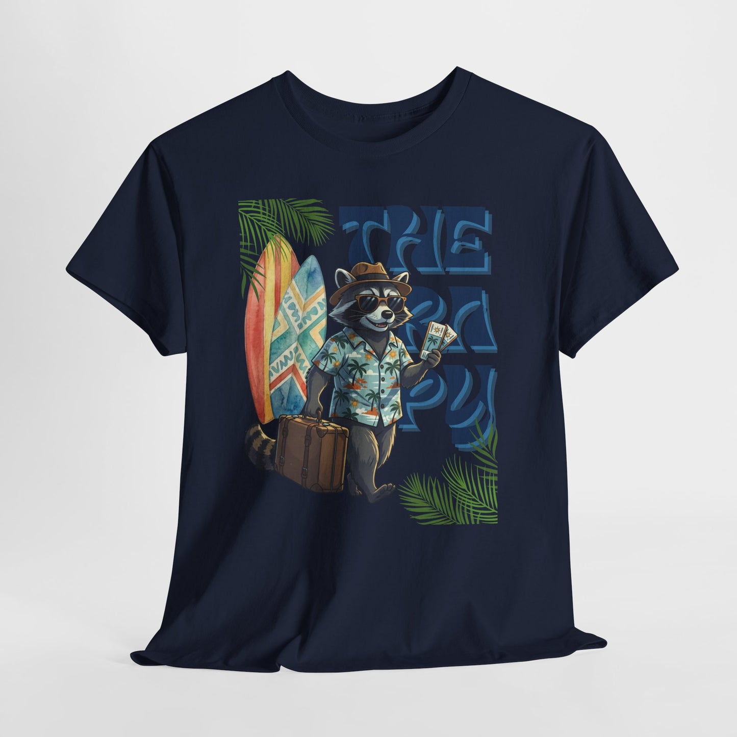 Travel Therapy: My Kind of Healing – Funny Raccoon Summer T-Shirt