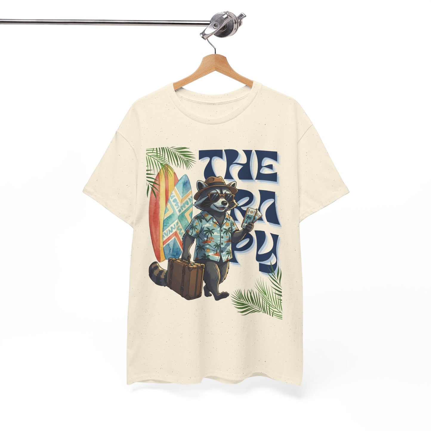 Travel Therapy: My Kind of Healing – Funny Raccoon Summer T-Shirt