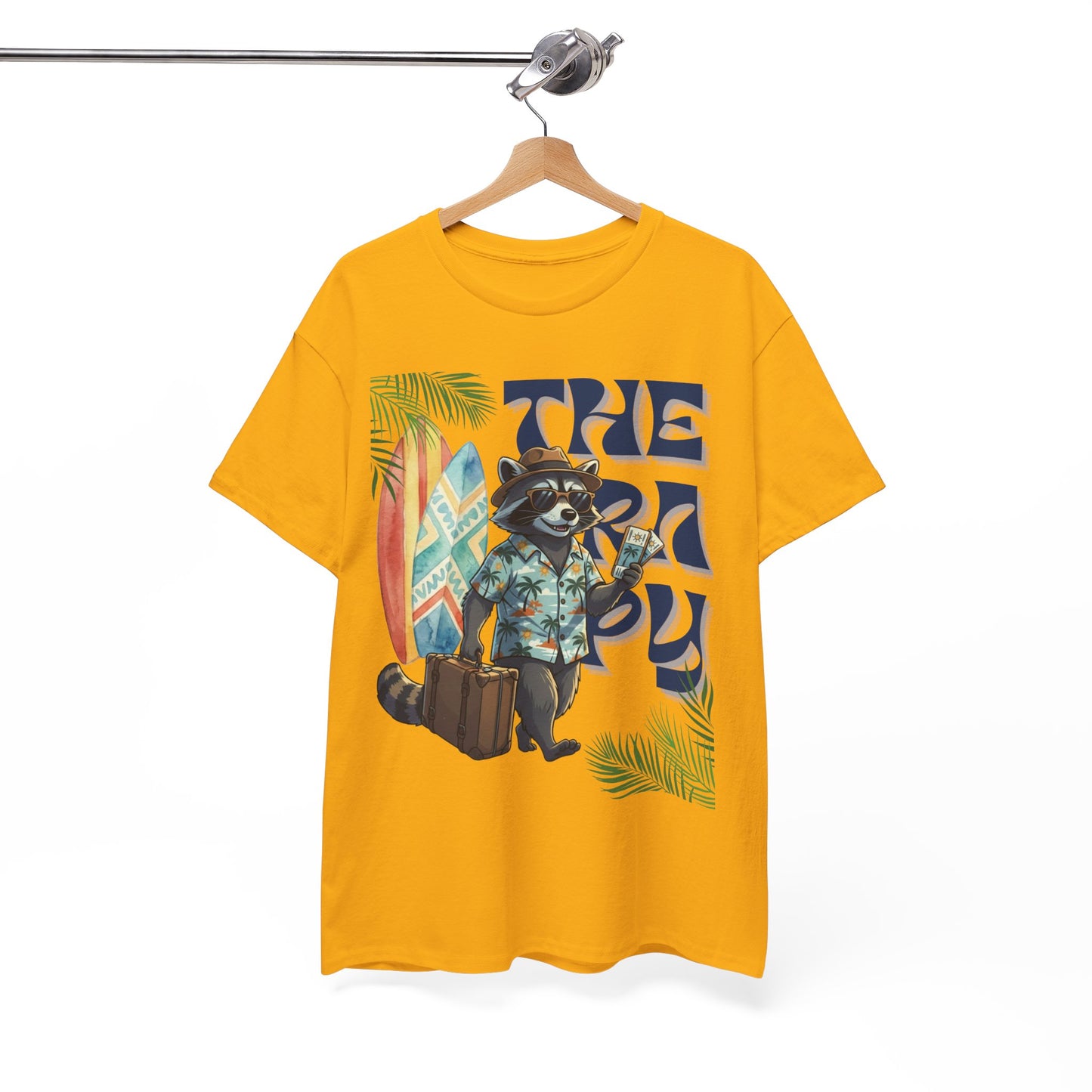Travel Therapy: My Kind of Healing – Funny Raccoon Summer T-Shirt