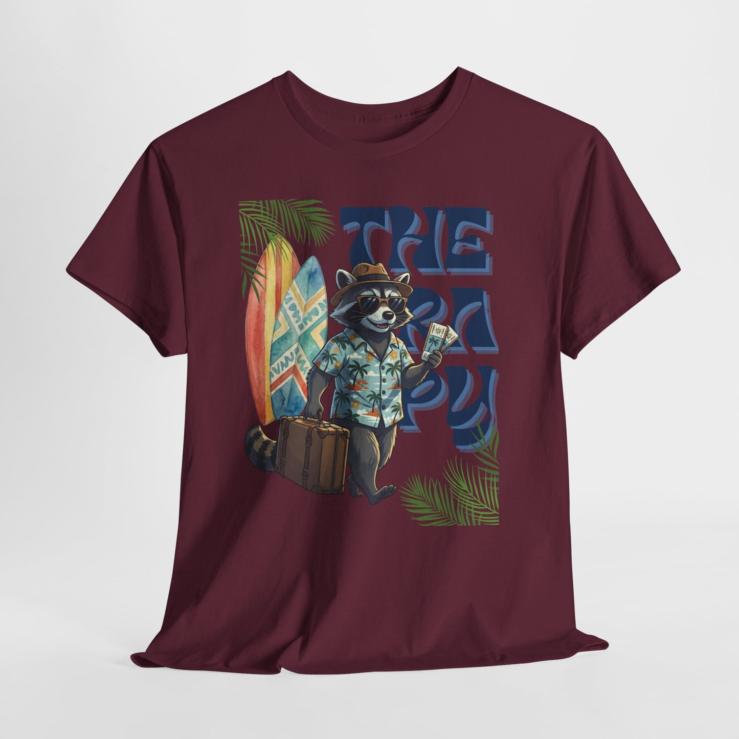 Travel Therapy: My Kind of Healing – Funny Raccoon Summer T-Shirt