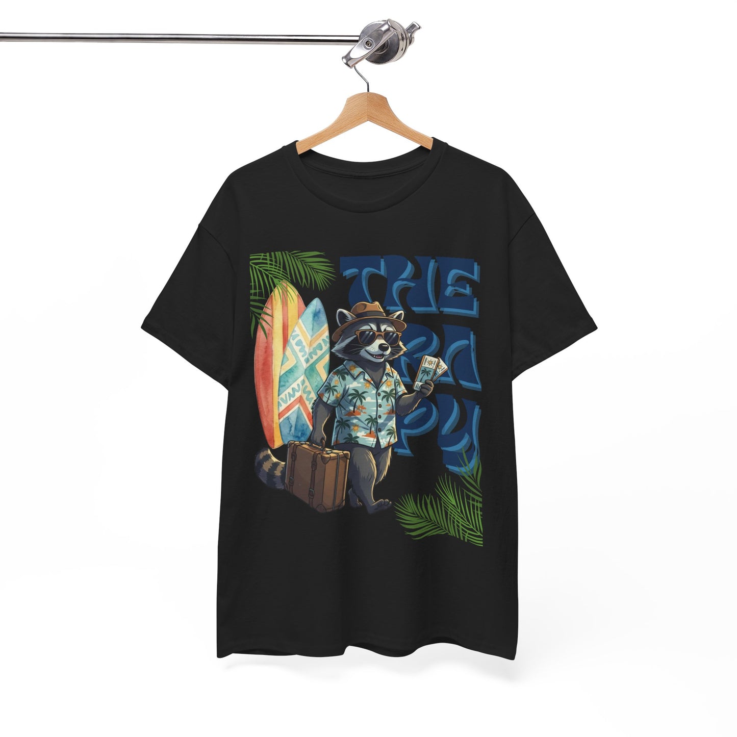 Travel Therapy: My Kind of Healing – Funny Raccoon Summer T-Shirt