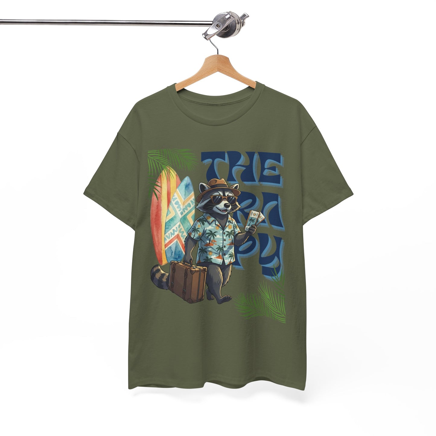 Travel Therapy: My Kind of Healing – Funny Raccoon Summer T-Shirt