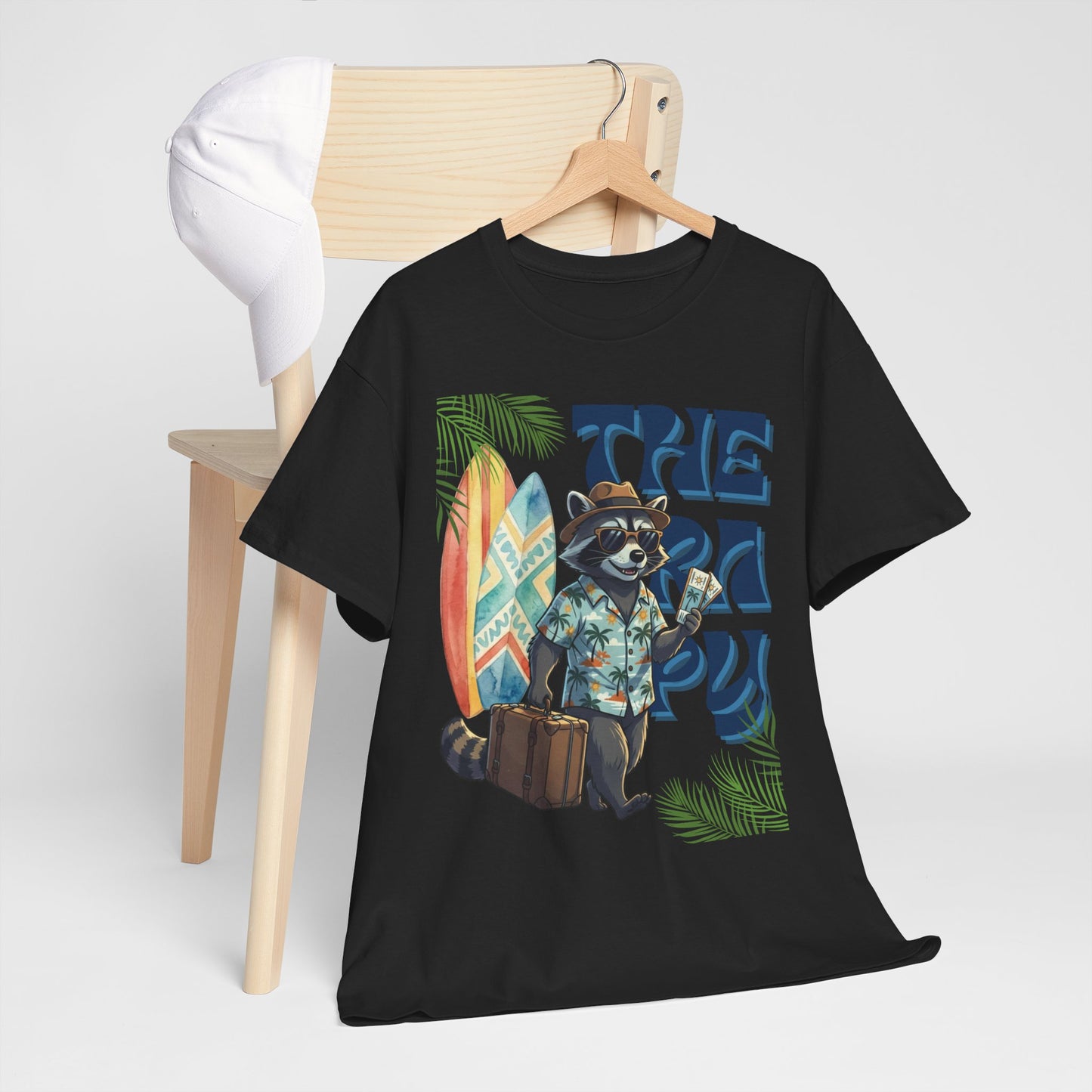 Travel Therapy: My Kind of Healing – Funny Raccoon Summer T-Shirt