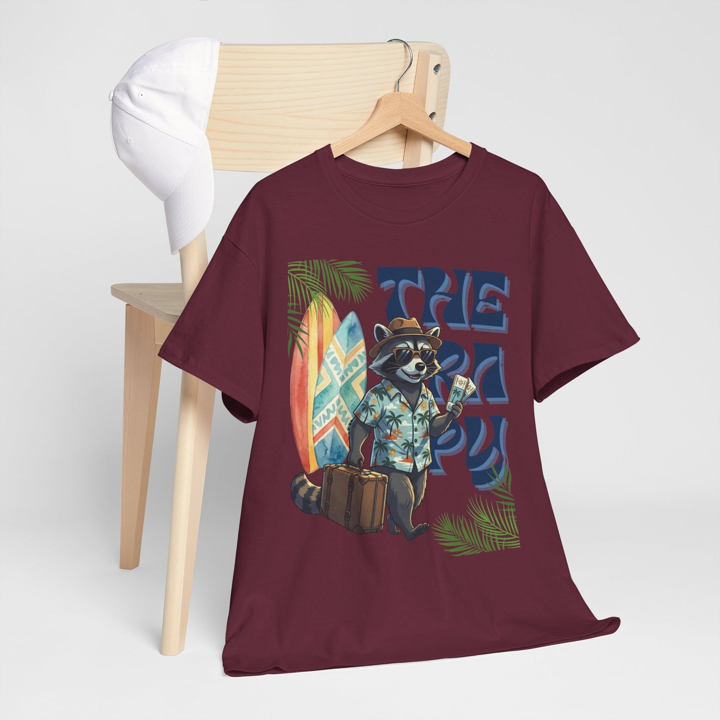 Travel Therapy: My Kind of Healing – Funny Raccoon Summer T-Shirt