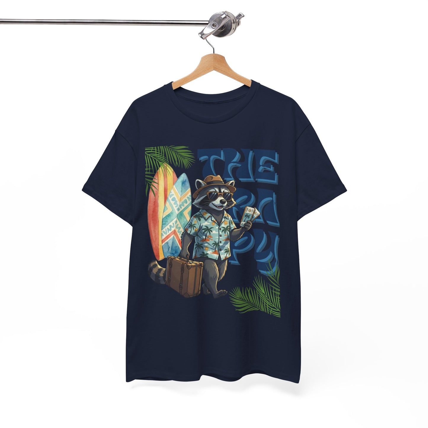 Travel Therapy: My Kind of Healing – Funny Raccoon Summer T-Shirt